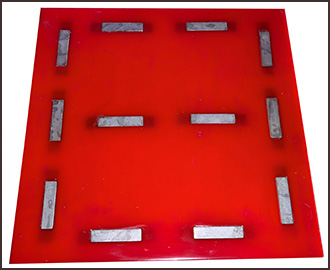 Urethane Magnetic Internal Liner with Ceramic